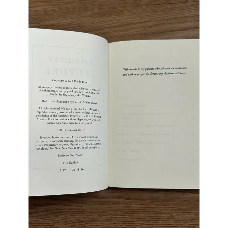 The Last Lecture - Randy Pausch; Jeffrey Zaslow 785174