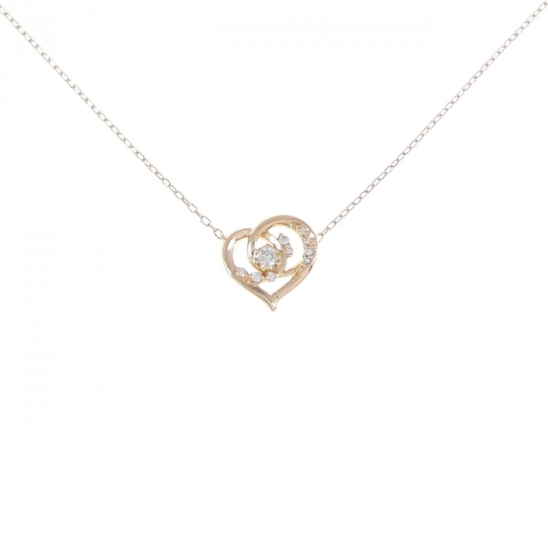 4゜C Hình trái tim Kim cương Dây chuyền - Hàng hiệu Chính hãng 843584