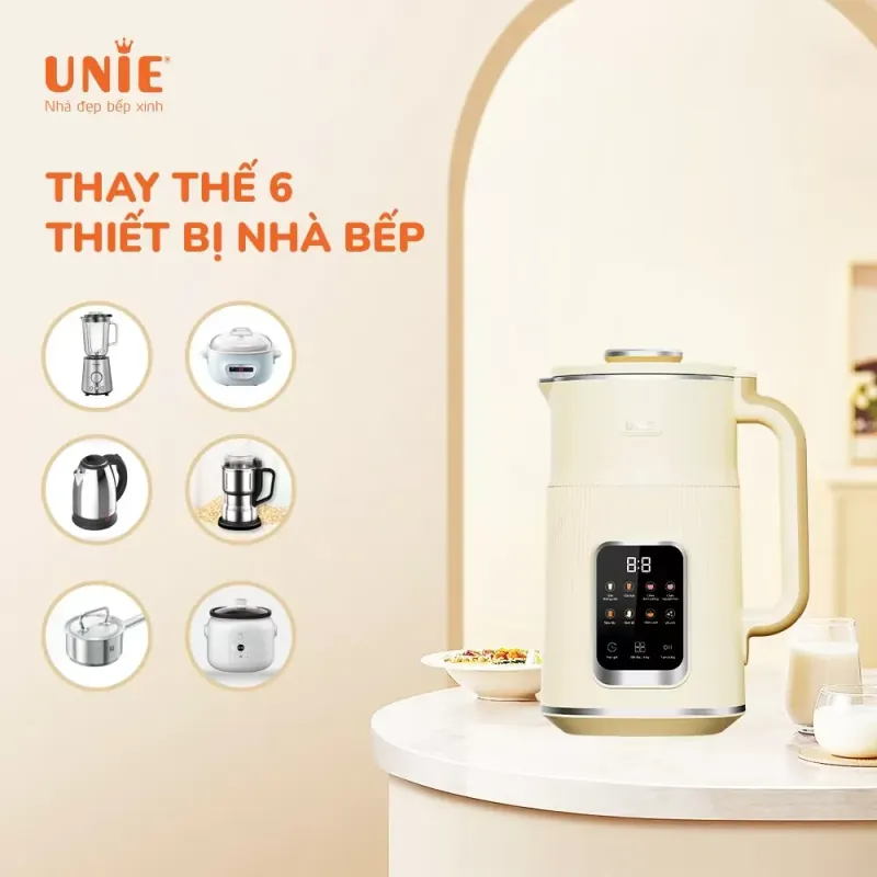 Máy làm sữa hạt UNIE UMB12 dung tích 1,2L 782708