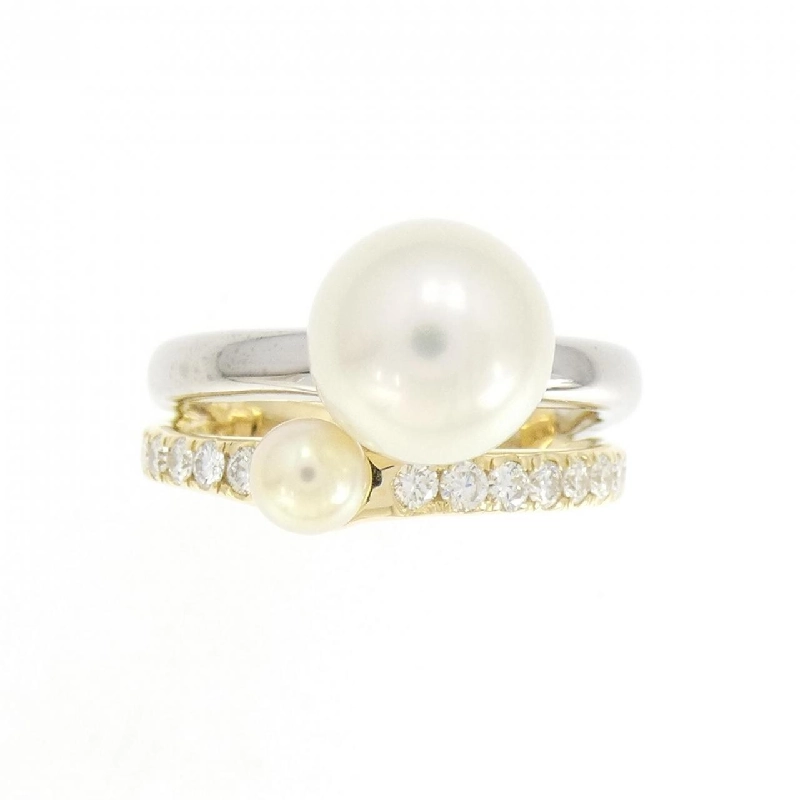 Nhẫn ngọc trai Akoya 750YG/750WG 672867