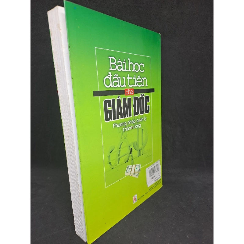 Bài học đầu tiên cho giám đốc phương pháp quản lý thành công 2007 mới 80% HCM1806 911660