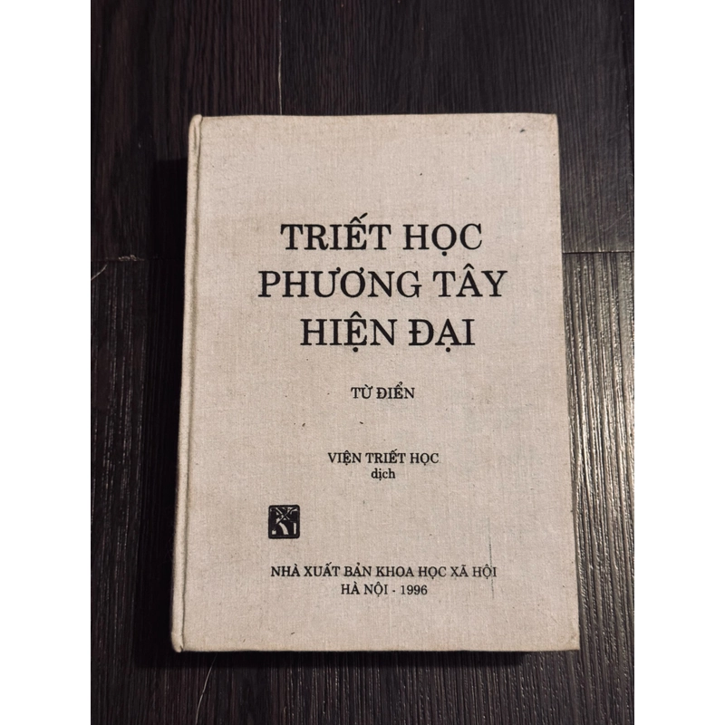 Từ điển triết học phương Tây hiện đại 522217