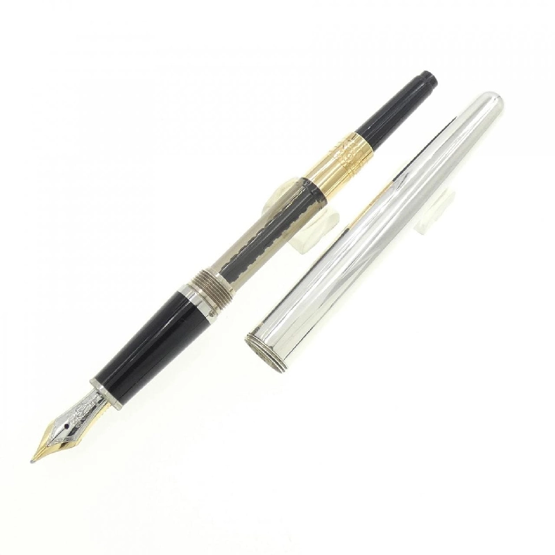 Bút máy Montblanc Meisterstück Silver Fiber Classic - Hàng hiệu Authentic 879140