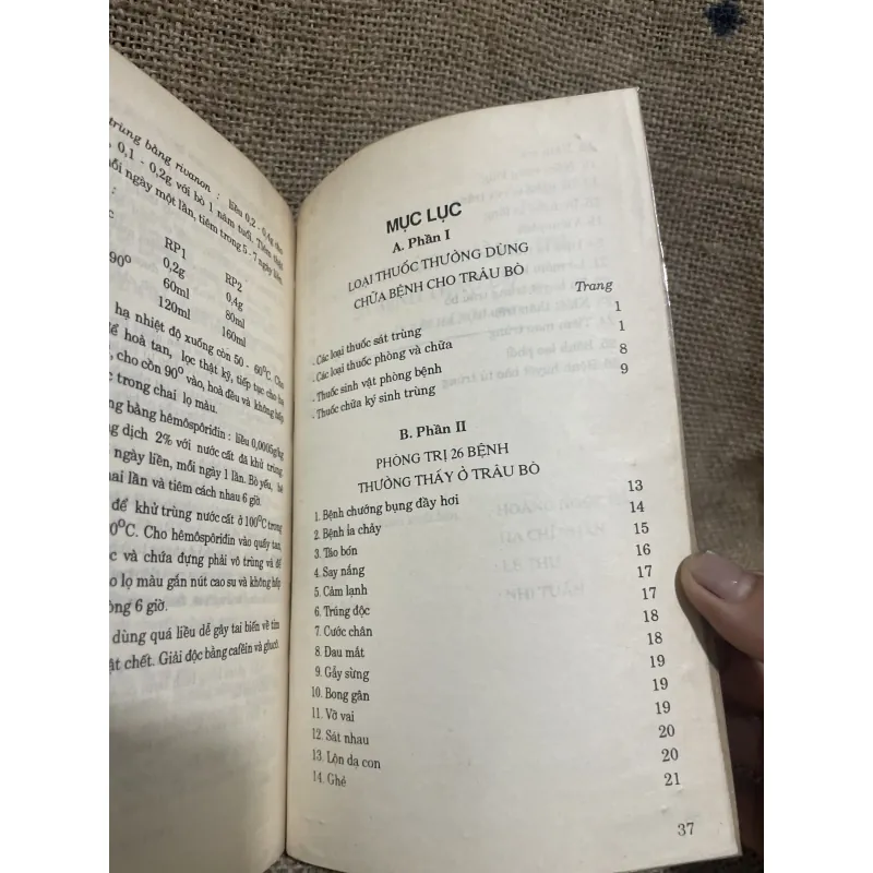 Thuốc và 26 cách phòng ngừa bệnh trâu bò - tủ sách Khuyến Nông  1012806