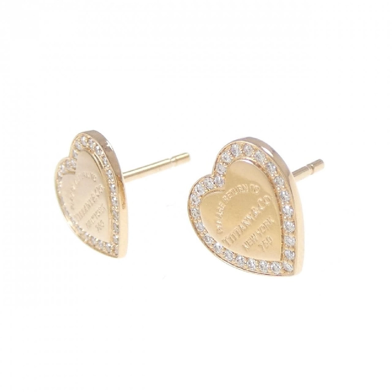 Bông tai mini hình trái tim Tiffany Return to Tiffany - Hàng hiệu Authentic 845038