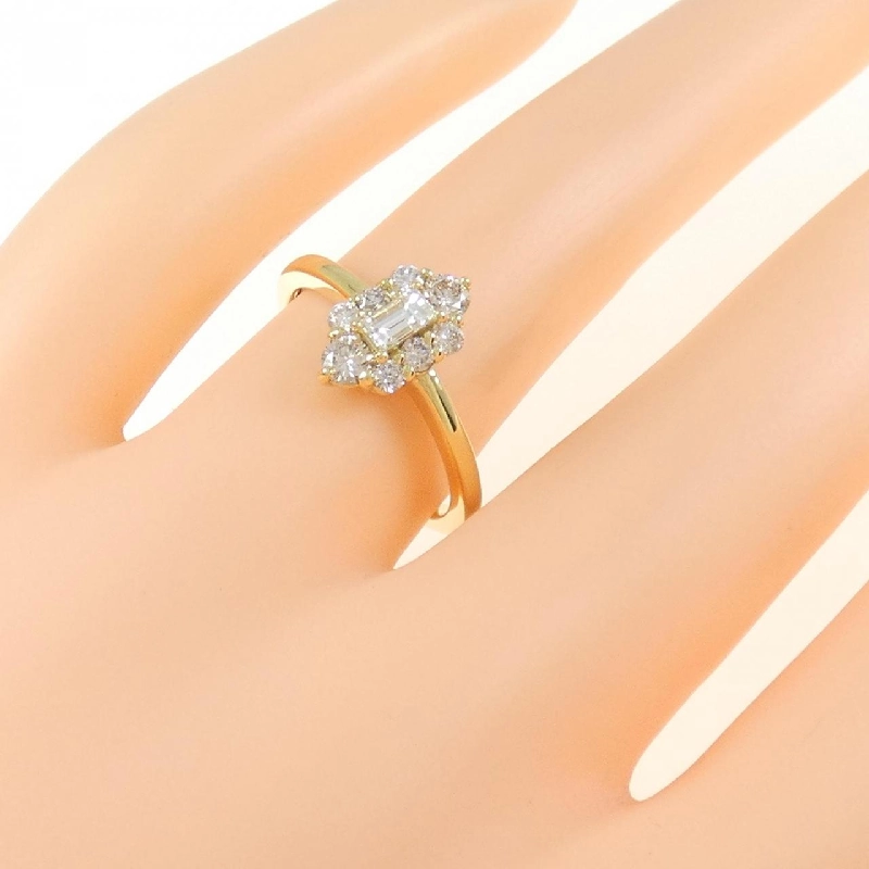 【Sản phẩm mới】Nhẫn kim cương K18YG 0.51CT 673251