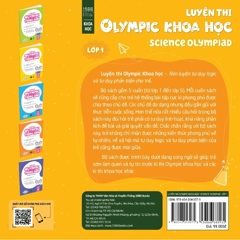 Luyện Thi Olympic Khoa Học Lớp 1 - Sheth Publishing House 281526