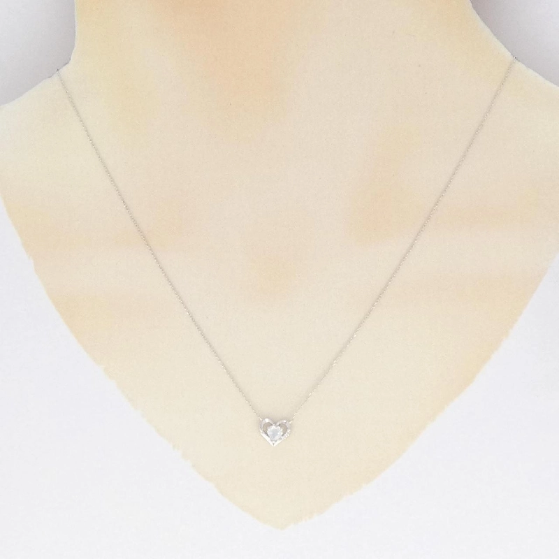 K10WG Dây chuyền mặt trái tim đá mặt trăng - Hàng hiệu Authentic 860520