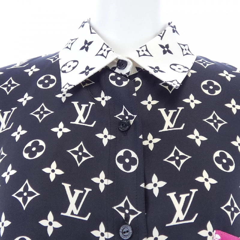 Áo sơ mi LOUIS VUITTON màu hồng fuchsia FNBL16NU1 - Hàng hiệu Authentic 774352