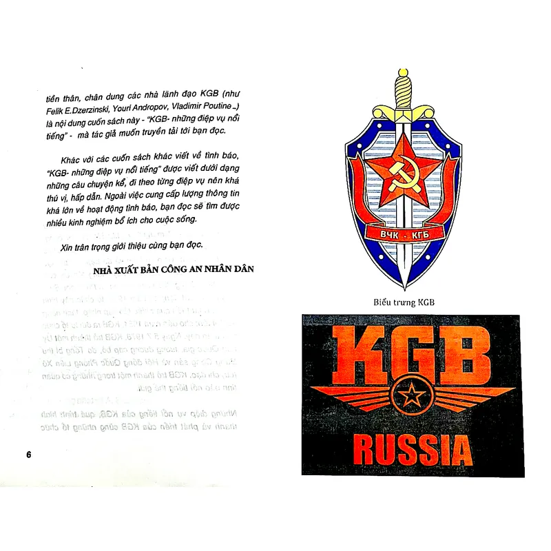 KGB NHỮNG ĐIỆP VỤ NỔI TIẾNG- Biên soạn  PHƯƠNG HẰNG HÀ 1063354