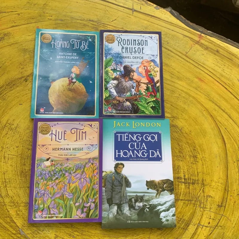 Combo HUỆ TÍM - TIẾNG GỌI CỦA HOANG DÃ - HOÀNG TỬ BÉ - ROBINSON CRUSOE  784576