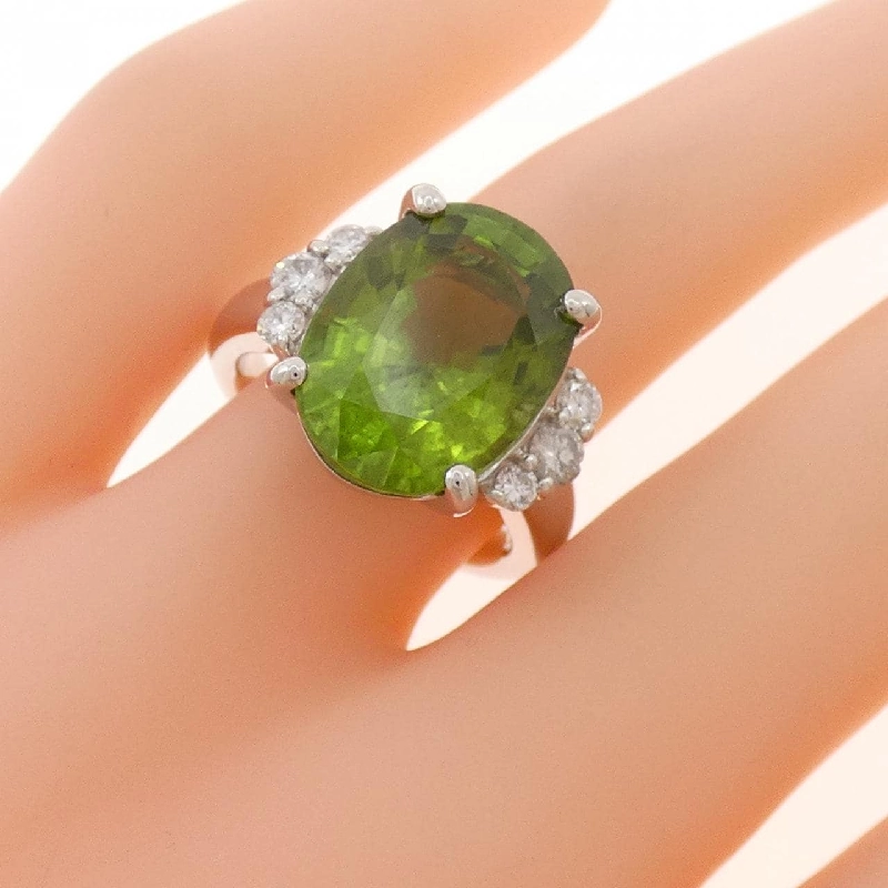 Nhẫn Peridot PT900 9.26CT - Hàng hiệu Chính hãng 853822