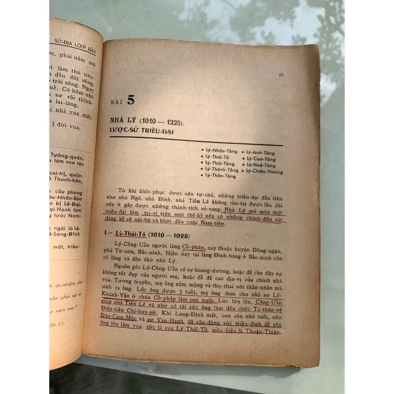 SỬ ĐỊA LỚP BẢY - BẰNG PHONG 753224