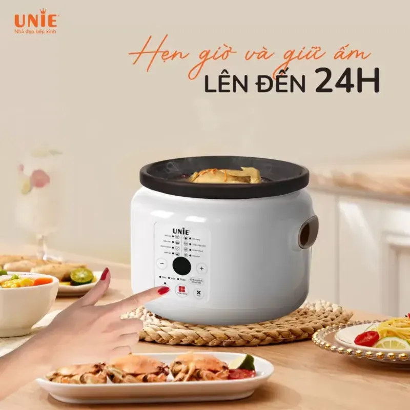 Nồi kho hầm UNIE 2L – Hẹn giờ 24 tiếng, nấu ngon chuẩn vị 573132