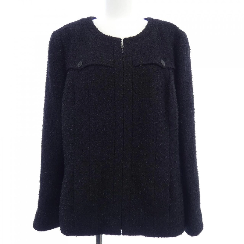 【Vintage】Chanel CHANEL P24330V14844 04A Áo khoác không cổ 629486