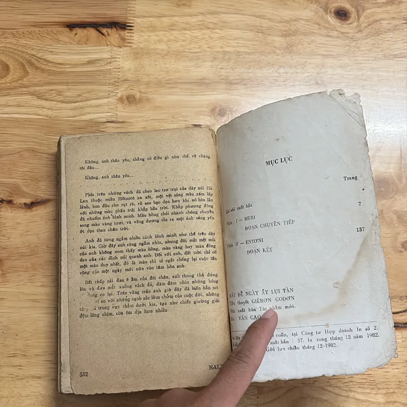 II Sách Xưa: Hãy Để Ngày Ấy Lụi Tàn - GIÊRƠN GOĐƠN - 1982 680695