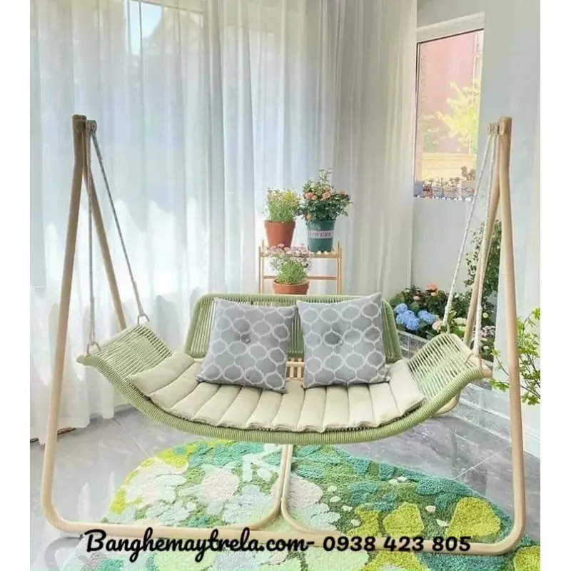 Xích đu đan dây dù treo sân vườn 692756