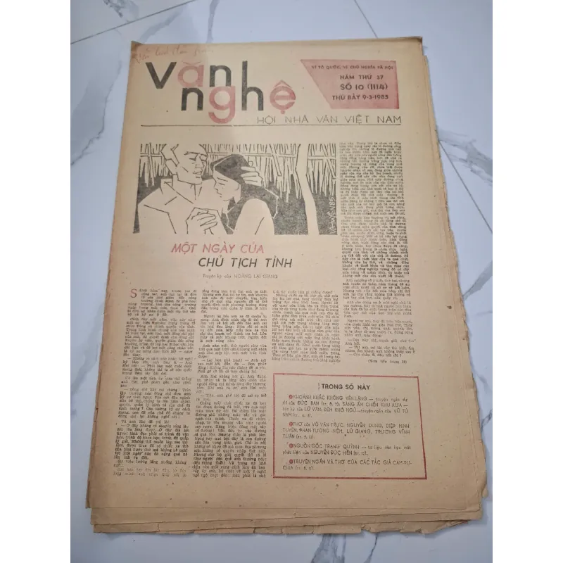 Văn Nghệ Số 10 (9/3/1985) - Nhiều tác giả - Báo văn học 961740