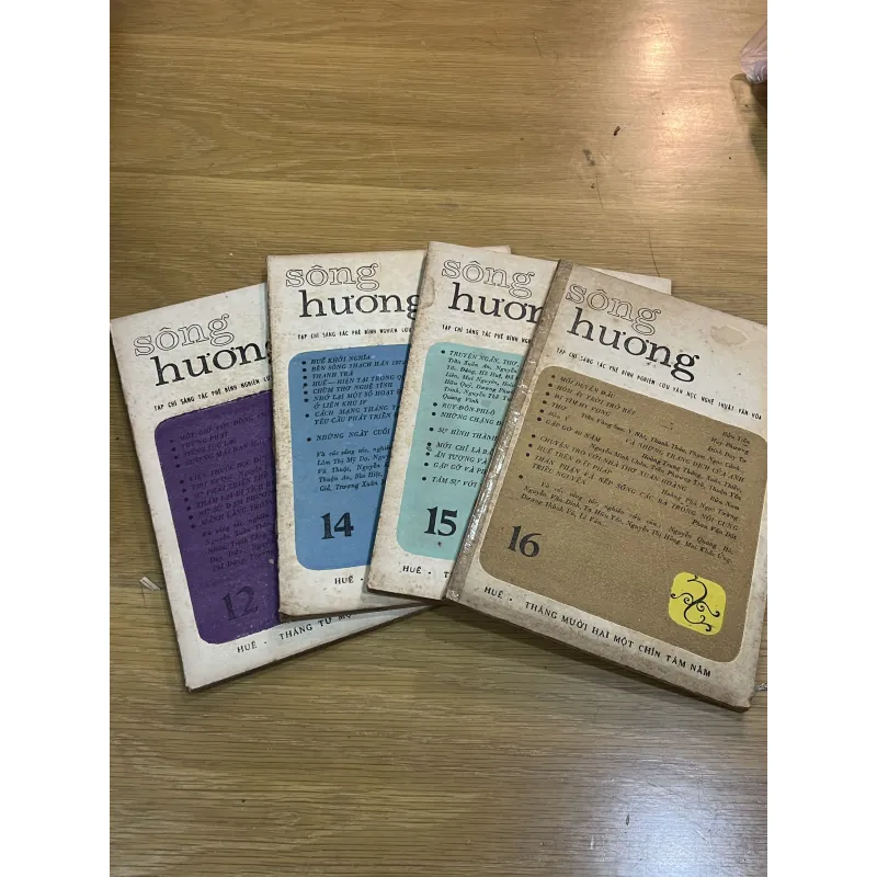 Tạp Chí Sông Hương (Huế) Số 12,14,15,16 (1985) 784833