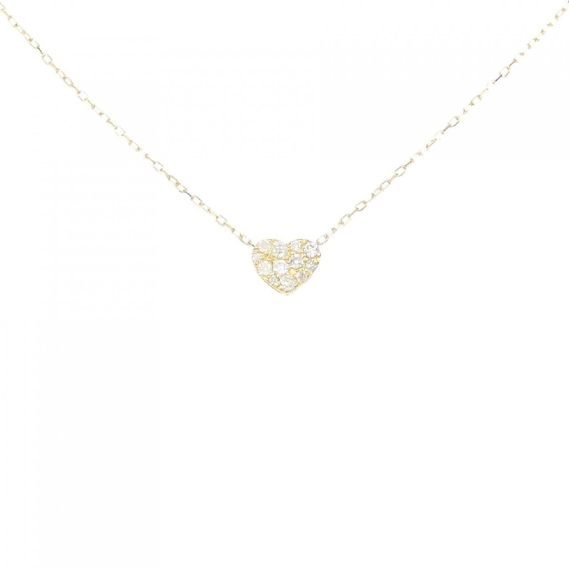 K18YG Dây chuyền kim cương hình trái tim 0.15CT - Hàng hiệu Chính hãng 864037