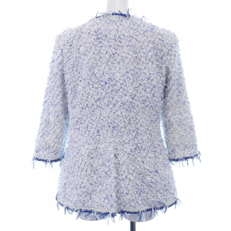 Áo khoác không cổ CHANEL 633458