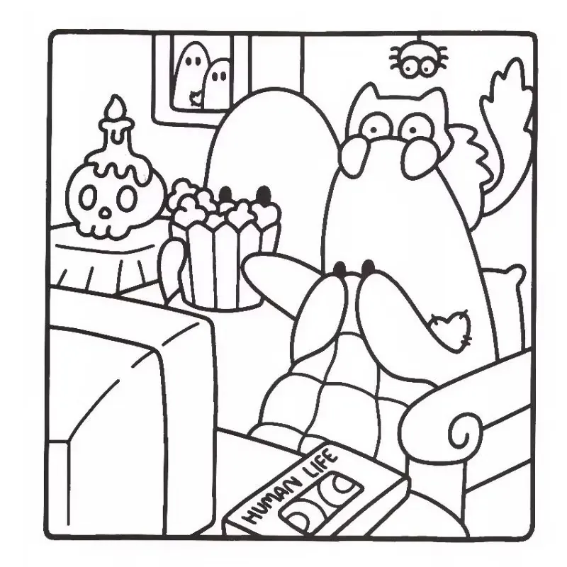 Tập tranh tô màu Little Spooky 160gsm 717633