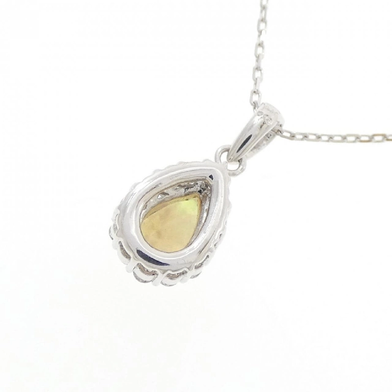 K18WG Opal Necklace 0.41CT - Hàng hiệu Authentic 857095
