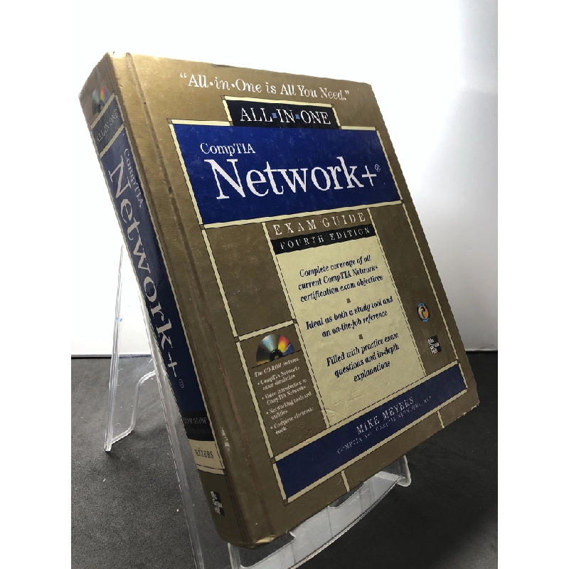 CompTIA Network+ Fourth edition BÌA CỨNG mới 85% bẩn nhẹ kèm CD Mike Meyers HPB1908 NGOẠI VĂN 351543