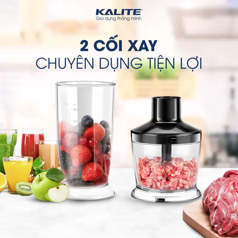 Kalite KEB4112 – Máy xay cầm tay 600W nhỏ gọn, mạnh mẽ 727574