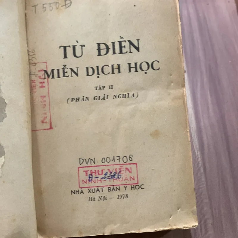 Từ điển miễn dịch học, tập 2  622785