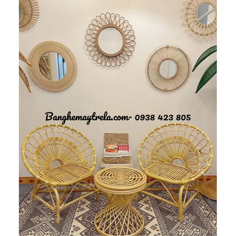 Ghế mây tre đan phòng ngủ hiện đại 780160