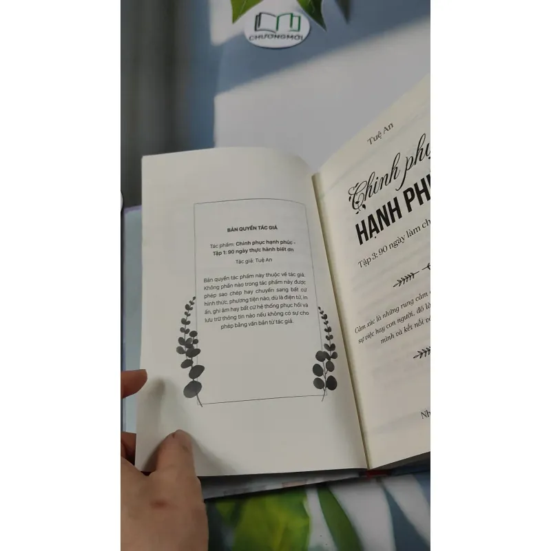[MIỄN PHÍ BỌC SÁCH] Chinh Phục Hạnh Phúc 3: 90 Ngày Làm Chủ Cảm Xúc - Tuệ An 749594
