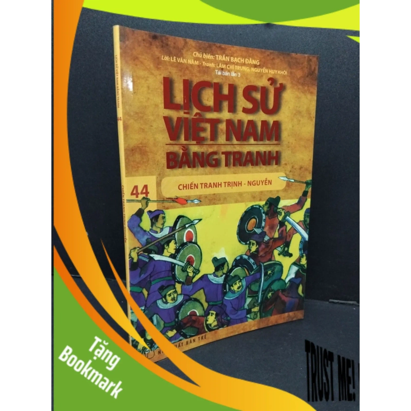 (TẶNG BOOKMARK) Lịch sử Việt Nam bằng tranh tập 44 Trần Bạch Đằng mới 80% ố nhẹ 2017 RBK.ASB1809 946995
