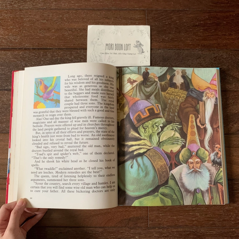 Sách tranh tiếng anh Treasury of Fairy Tales, Used, Bìa cứng, Minh họa cổ điển 479274