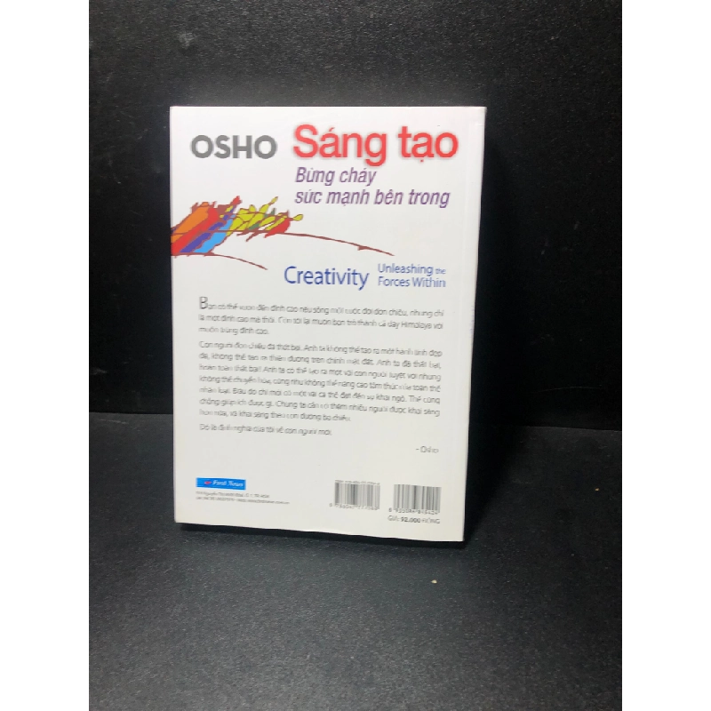 Sáng tạo bừng cháy sức mạnh bên trong Osho 2020 mới 80% ố vàng HPB.HCM 0611 31635