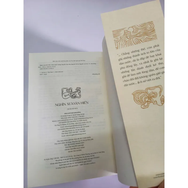 Nghìn Xưa Văn Hiến"  2025) NXB Kim Đồng - ck 25% 960552