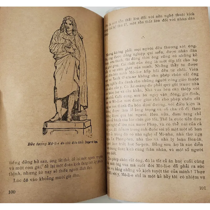 Nhà viết kịch / diễn viên / nhà thơ người Pháp Molière - NXB Kim Đồng  1975 709250