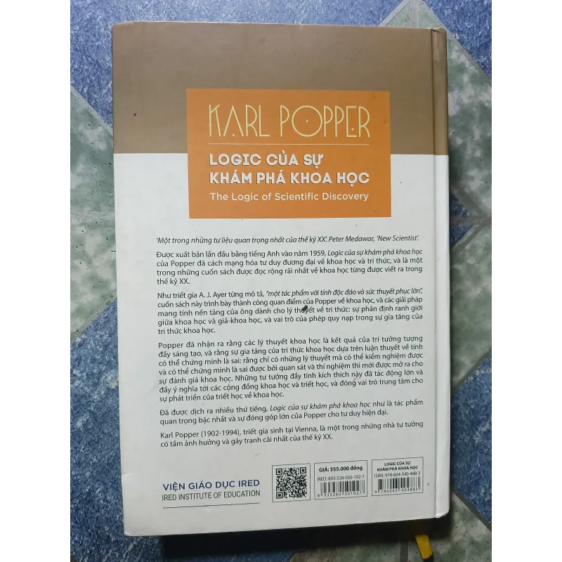 Logic của sự khám phá khoa học - Karl Popper 1032545