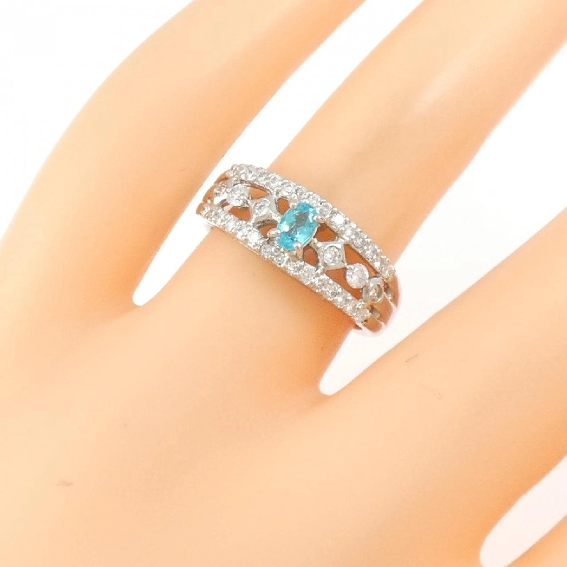 Nhẫn Paraiba Tourmaline PT900 0.18CT 667412