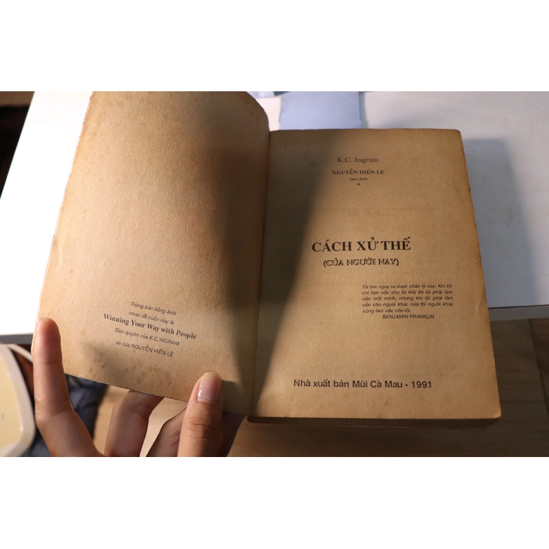 CÁCH XỬ THẾ (CỦA NGƯỜI NAY) 1991- Nguyễn hiến Lê  477282