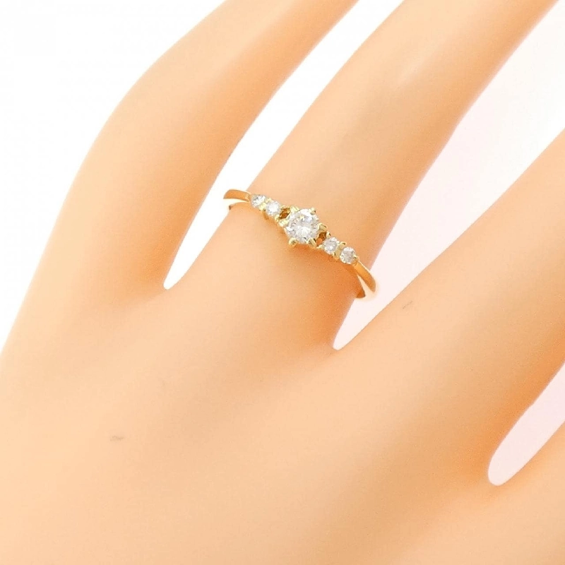 Nhẫn kim cương K18YG 0.22CT - Hàng hiệu chính hãng 849520