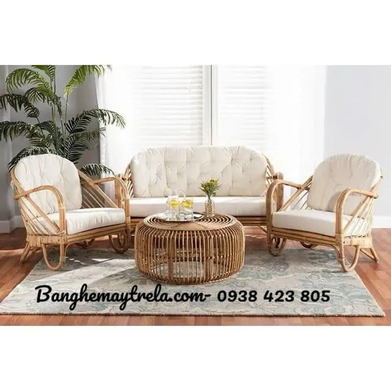 Sofa mây tre phòng khách 700746