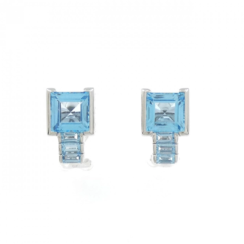 K14WG Blue Topaz Bông Tai - Hàng hiệu Chính hãng 870298