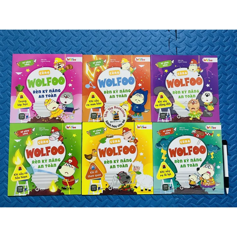 Trọn bộ Cùng Wolfoo rèn kỹ năng an toàn 786945