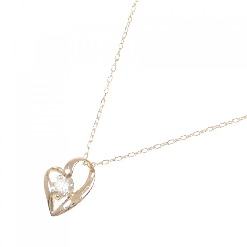 K18PG Dây chuyền trái tim kim cương 0.30CT - Hàng hiệu chính hãng 859090