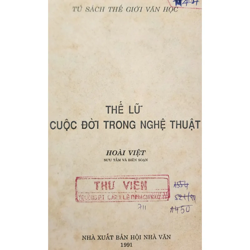 Thế Lữ - CUỘC ĐỜI TRONG NGHỆ THUẬT 707772