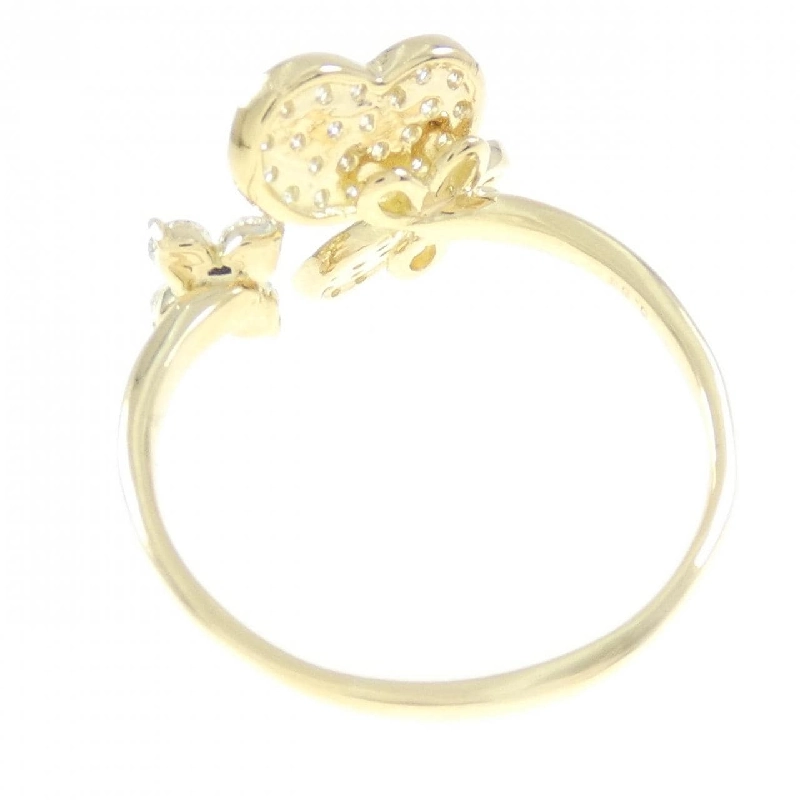 Nhẫn kim cương bướm × hoa K18YG 0.55CT 672978