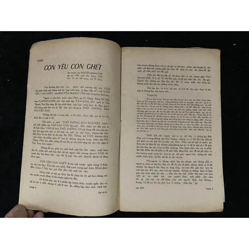 Tạp chí trước 1975: Tin sách 1024313