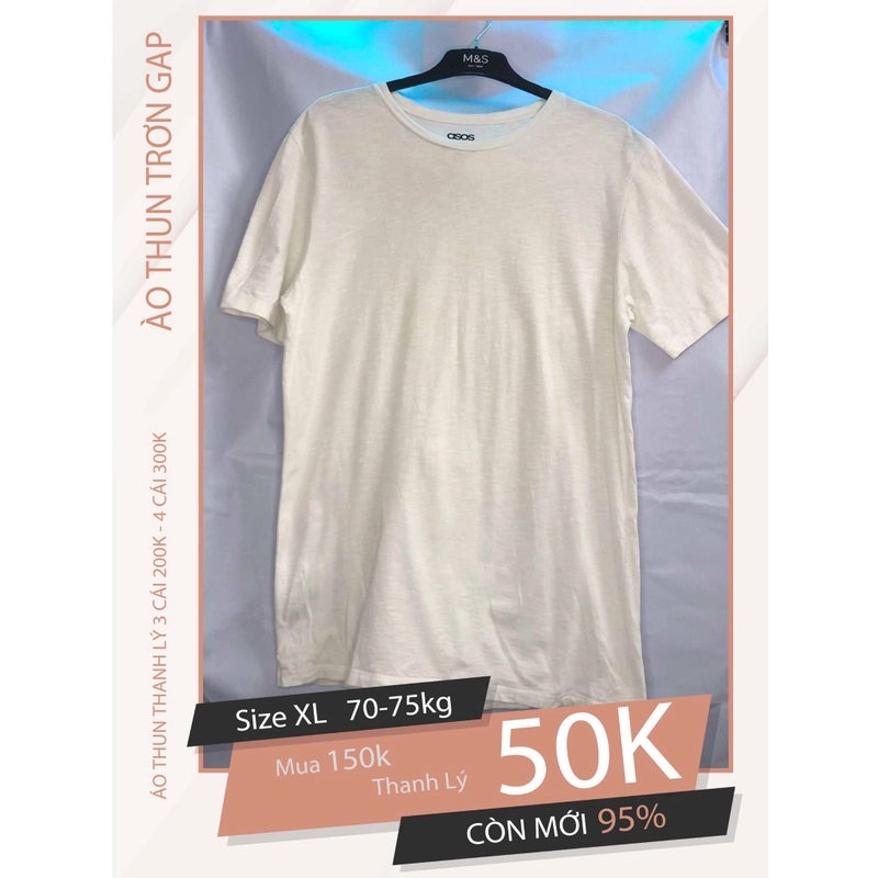 Dọn Tủ Thanh Lý Áo Thun Nam size XL 516439