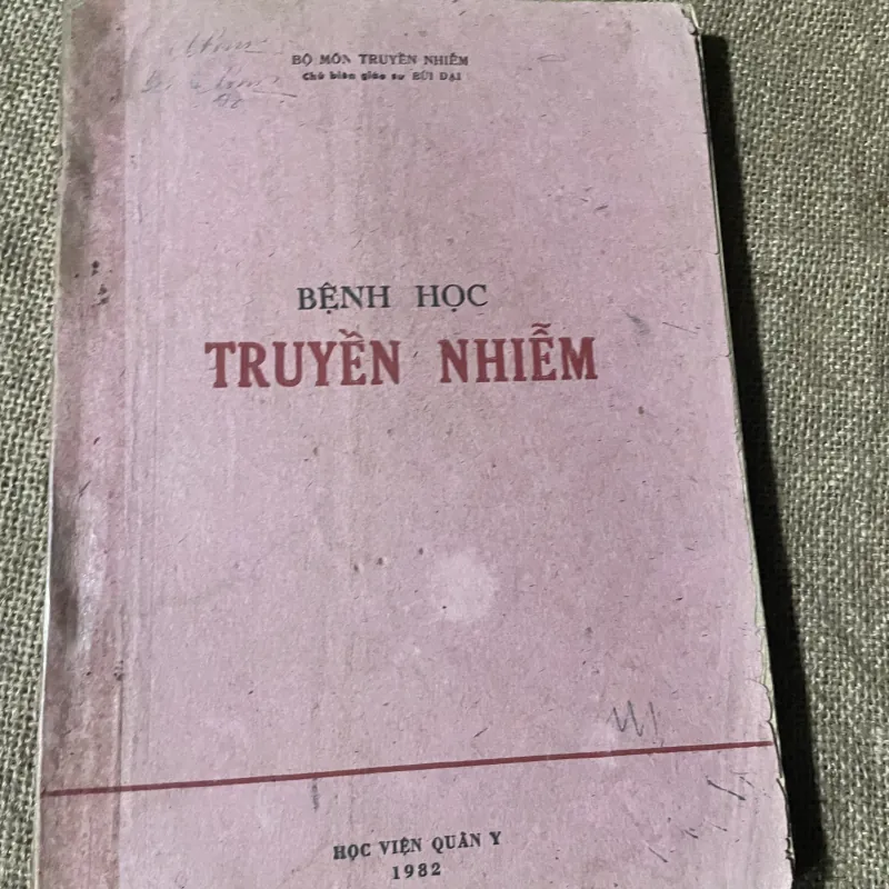 Bệnh truyền nhiễm - 300 trang - học viện quân y 1980  750243